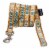 Touchdog Caliber Designer Embroidered Fashion Pet Dog Leash And Harness Combination Perspective: top
