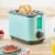 Dash 2-Slice Easy Toaster - Aqua Perspective: top