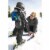 Lucky Bums Kids Easy Wedge Ski Bungee Cord Training Aid Tip Connector, Green Perspective: top