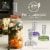 Fermentation Kit - Includes 4 NonSlip Grip Fermentation Weights & 4 Clear Fermenting Lids Perspective: top