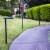 Contemporary Square Solar Path Light with 3 Ground Stake Mounting Options Perspective: top