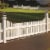 Gothic Solar Post Cap Light - White 4PK Perspective: top