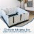 EZwhelp EZclassic 38 x38 Puppy Dog Whelping Box Playpen w/Rails & Liner, Black Perspective: top