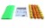 Funphix Glow in the Dark Fort Building Kit - Orange/Yellow Perspective: top