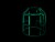 Funphix Glow in The Dark Building Fort Perspective: top