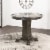 42.5  Round Counter Height Dining, Chess and Poker Table|Reversible 3 in 1 Game Top Gray Wood Perspective: top