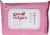 Goodwipes® Rosewater Flushable Wipes Perspective: top