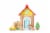 iWood Wooden Building Blocks Perspective: top
