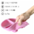 Silicone Suction Plates - Pink, Mint, Lavender Perspective: top