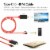 USB-C Type C to HDMI HDTV TV Cable Adapter compatible with Samsung Galaxy S10 Note 9 MacBook Perspective: top