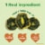 RIND Snacks Tangy Kiwi Dried Fruit Superfood - 3oz Bags, 6 Bags Total Perspective: top