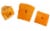 Geomag Kor Egg Covers - Orange - 26-Piece Creative Magnet Cover Addition Perspective: top