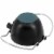 Staub Cast Iron 1-qt Round Tea Kettle - Matte Black Perspective: top