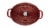 Staub Cast Iron 7-qt Oval Cocotte - Grenadine Perspective: top