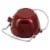 Staub Cast Iron 1-qt Round Tea Kettle - Grenadine Perspective: top
