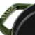 Staub Cast Iron Oval Cocotte, Dutch Oven, 5.75-quart, serves 5-6, Made in France, Basil Perspective: top