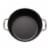 Staub Cast Iron 6-qt Cochon Shallow Wide Round Cocotte - Graphite Grey Perspective: top