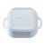 Staub Ceramic 9-inch X 9-inch Square Covered Baking Dish - White Perspective: top