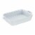 Staub Ceramics 4-pc Baking Pans Set, Casserole Dish with Lid, Brownie Pan, White Perspective: top
