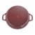 Staub Cast Iron 3.5-qt Braiser with Glass Lid - Grenadine Perspective: top