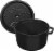 Staub Cast Iron Dutch Oven 5-qt Tall Cocotte, Made in France, Serves 5-6, Matte Black Perspective: top