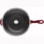 Staub Cast Iron 2.9-qt Daily Pan with Glass Lid - Grenadine Perspective: top