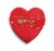 Turtles Milk Chocolate Satin Heart Valentine Candy Box Perspective: top