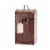 2 Bottle Antique Wooden Wine Box by Twine® Perspective: top