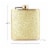 Sparkletini Stainless Steel Gold Flask by Blush® Perspective: top
