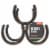 Horseshoe 3 Bottle Metal Wine Rack by Foster & Rye™ Perspective: top