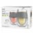 True Fabrications Freeze Cooling Wine Glass Perspective: top