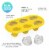 Quack the Ice™ Silicone Ice Cube Tray by TrueZoo Perspective: top