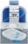 Alpine Mountain Gear Collapsible 2-Compartment Container with Spoon/Fork - Blue Perspective: top