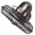 Hunter 90407 12  All Metal Retro Oscillating Table Fan w/ 3 Speeds, Onyx Copper Perspective: top