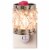 Oak & Rye Tear Drop Mini Wax Warmer - Crystal/Silver Perspective: top