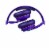 Skullcandy Cassette Wireless Bluetooth Headphones - Purple Perspective: top