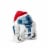 Stuffed Star Wars Plush Toy - 9" Talking Santa R2D2 Doll Perspective: top