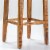 Evolution by Crestview Milly Wood Striped Barstool in Black and White Perspective: top