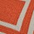Colonial Mills La Playa Rug - Tangerine Perspective: top