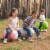 Farm Hoppers Inflatable Bouncing Grey Rabbit Perspective: top