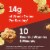 Post Honey Bunches of Oats Honey Roasted Breakfast Cereal Perspective: top