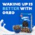 Post OREO PUFFS™ Breakfast Cereal Perspective: top