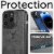 Alpha Digital Luxury Soft Texture Deer Patterned Cloth Protective Case- iPhone14Pro/14 ProMax Perspective: top