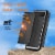 Outdoor Solar 10,000mAh Power Bank - Wireless Charging, Built-in Cables, IP65Water/Dust proof Perspective: top