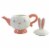 Tabletop Dottie Tea Pot Dolomite Easter Rabbit Bunny A5070 Perspective: top