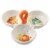 Tabletop Painted Pumpkin Tidbit Tray Dolamite Fall Thanksgiving Party H9627 Perspective: top