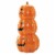 Tabletop Stacked Jacks Treat Jar Dolomite Cookie Biscut Candy Halloween Th00122 Perspective: top