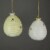 Dolomite Bumble Bee Hive Bird House Decorative Ceramic Outdoor Decor Set of 2 Perspective: top