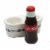 Tabletop Coca-Cola Salt And Pepper Ceramic Seasonings A3442 Perspective: top