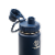 Takeya Actives Insulated Stainless Steel Spout Lid Midnight Water Bottle Perspective: top